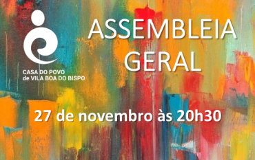Assembleia Geral de Sócios - novembro 2020